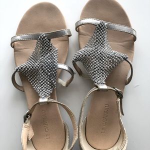 Le Chateau Rhinestone Women’s Sandals